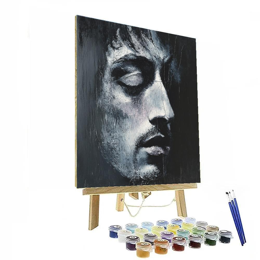 Francis Bacon Inspired Emotional Portrait Fragmented Paint by numbers kits