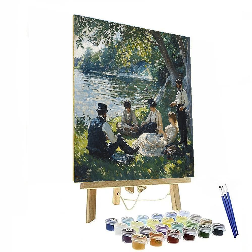 Édouard Manet Inspired Picnic On The Grass Paint by numbers art