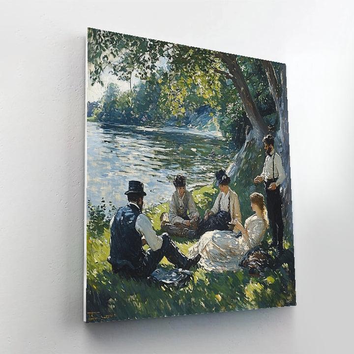 Édouard Manet Inspired Picnic On The Grass Paint by numbers art