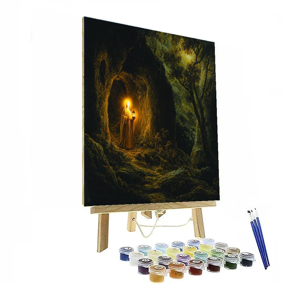 William Holman Hunt Inspired Light Of The World Paint by numbers art