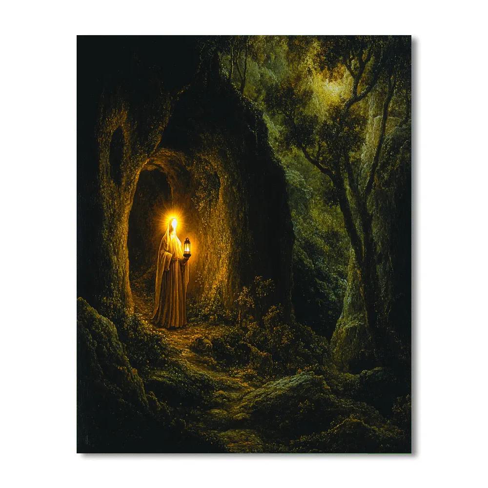William Holman Hunt Inspired Light Of The World Paint by numbers art