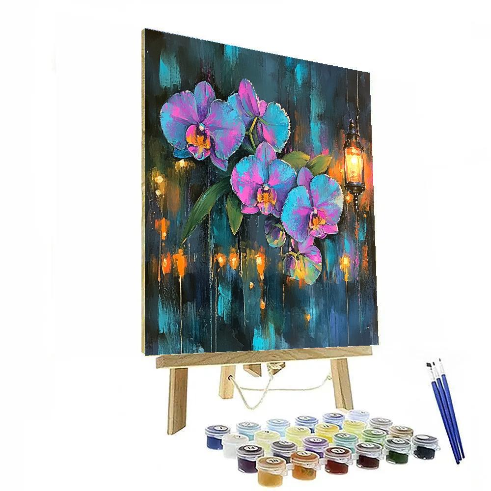 Edgar Degas Inspired Nocturnal Orchids Painting by numbers kit