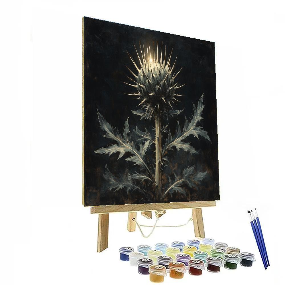 Caravaggio Inspired Thistle Study Numbered painting kits