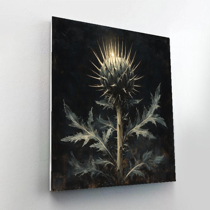 Caravaggio Inspired Thistle Study Numbered painting kits