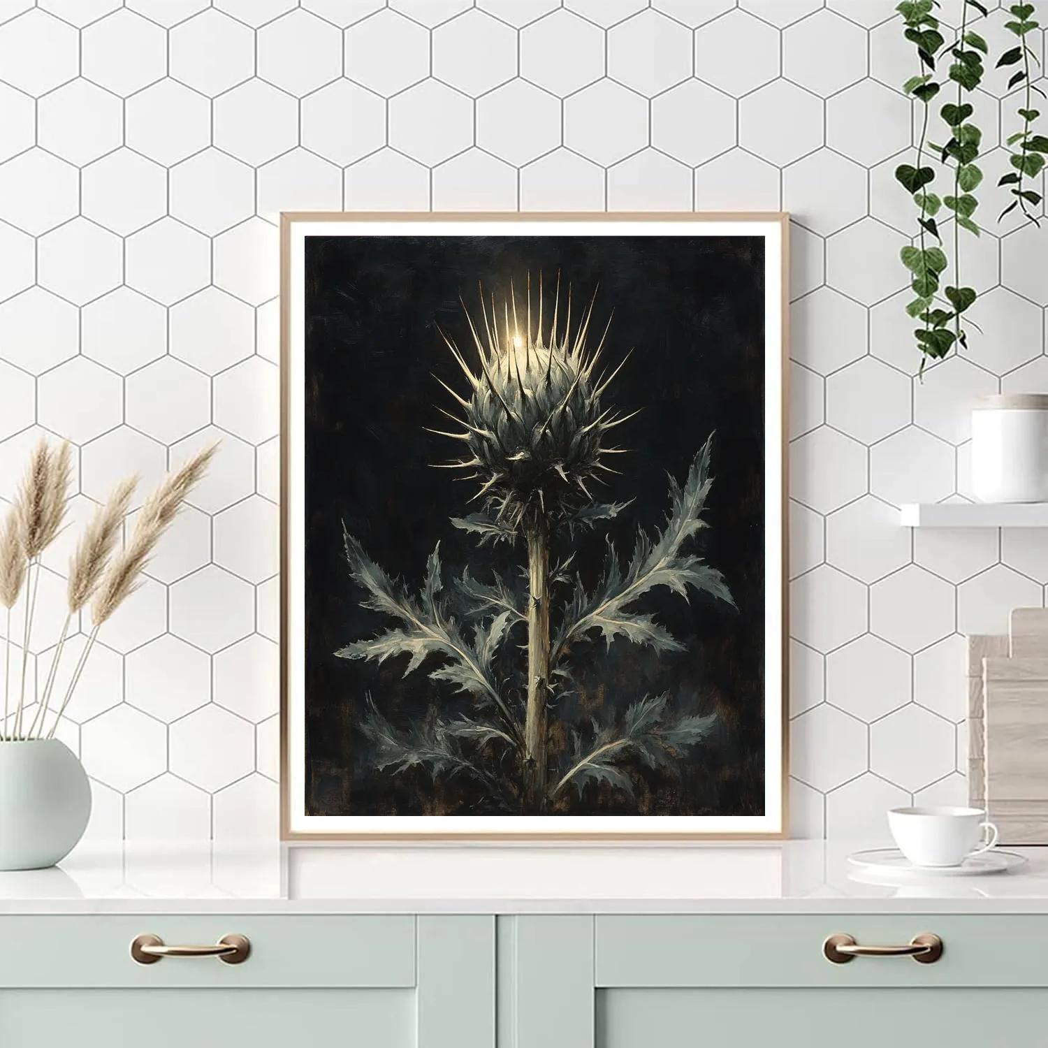 Caravaggio Inspired Thistle Study Numbered painting kits