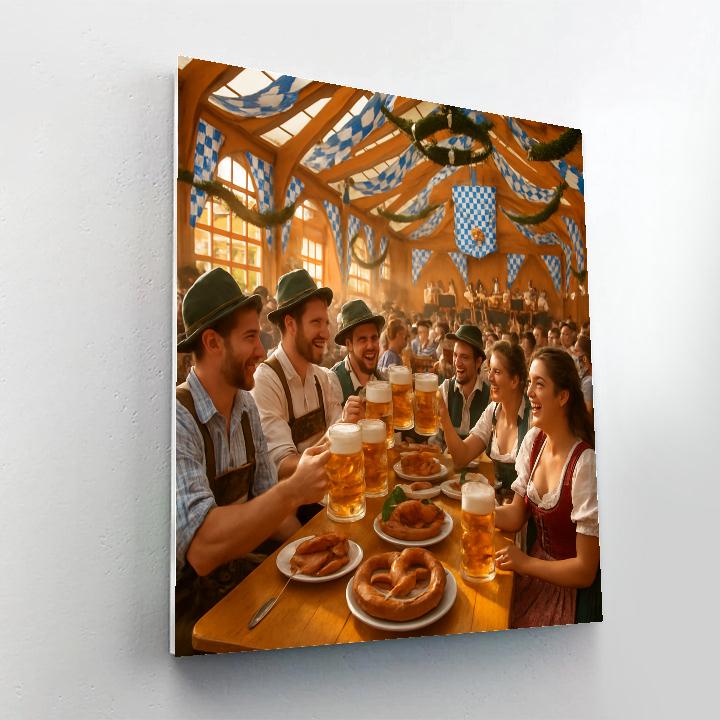 Oktoberfest Celebration In Munich paint by numbers