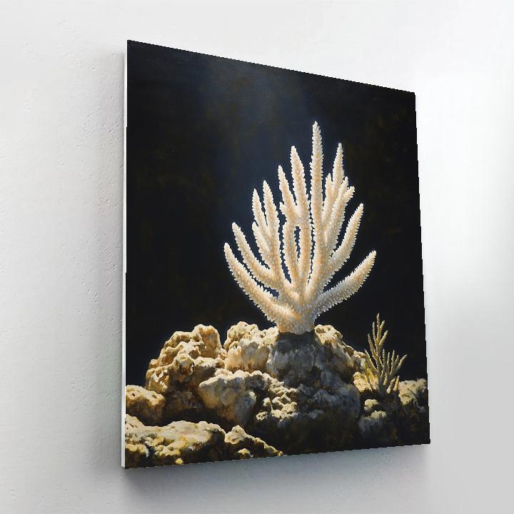Caravaggio Inspired Oceanic Abyss Coral paint by color
