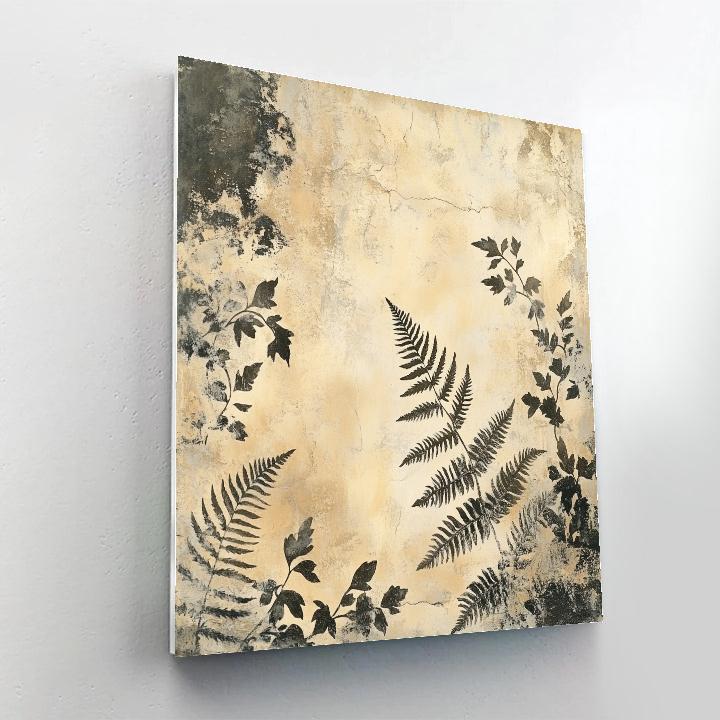 Edgar Degas Inspired Fossilized Forest paint by numbers