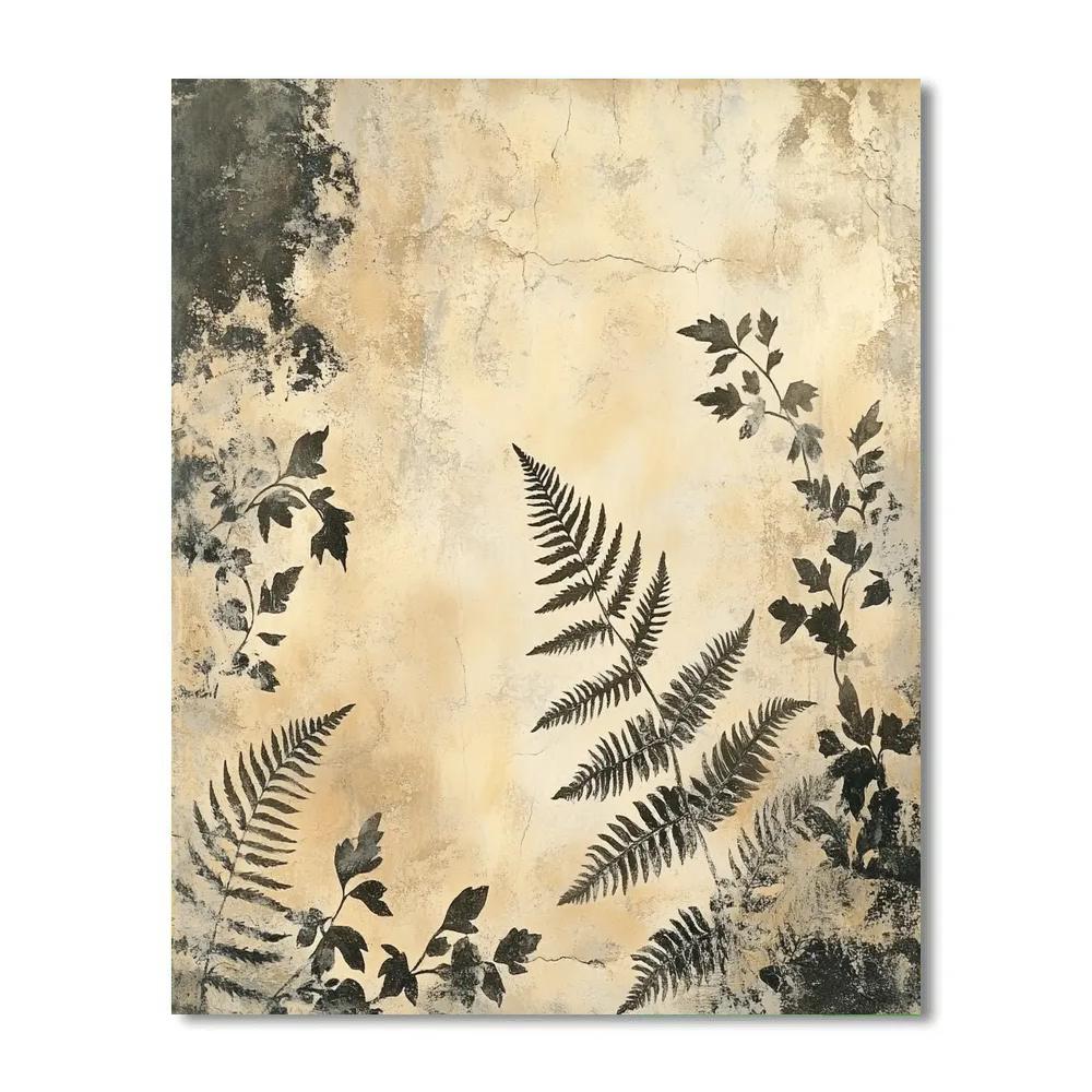 Edgar Degas Inspired Fossilized Forest paint by numbers