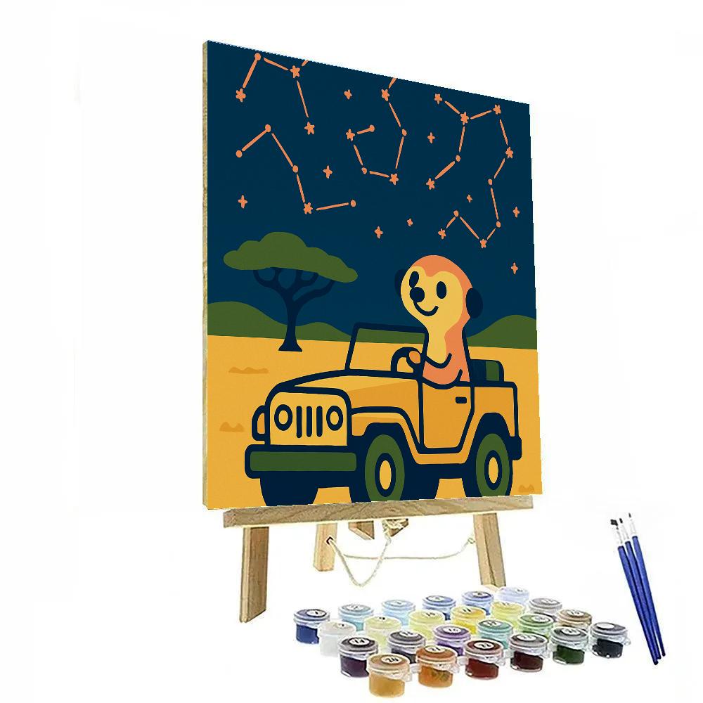 Starlight Safari paint by color