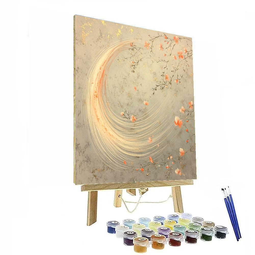 Edgar Degas Inspired Comet Bloom paint by color