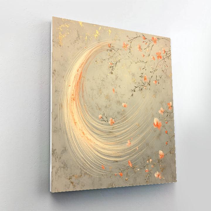 Edgar Degas Inspired Comet Bloom paint by color