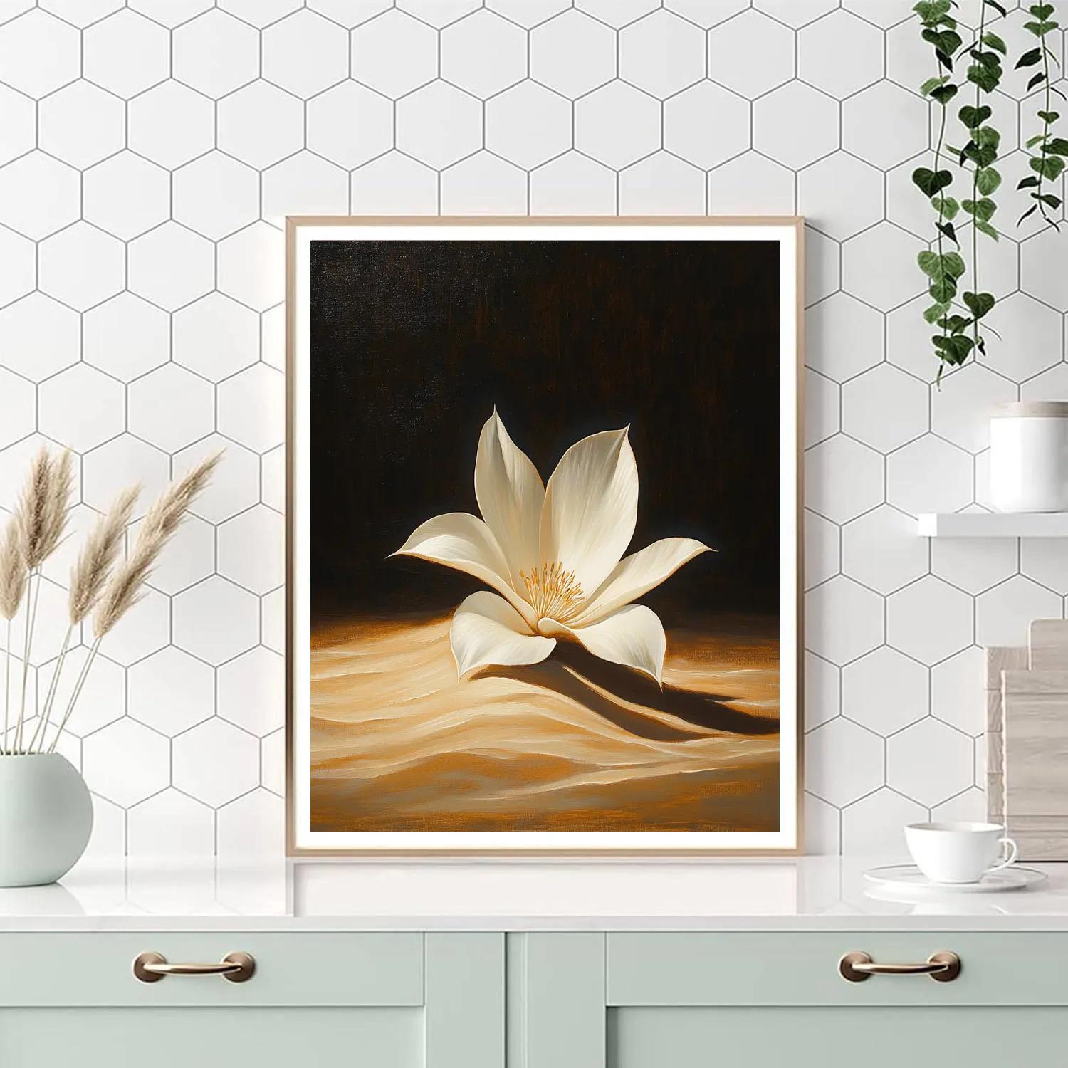 Caravaggio Inspired Desert Night Bloom DIY paint by numbers