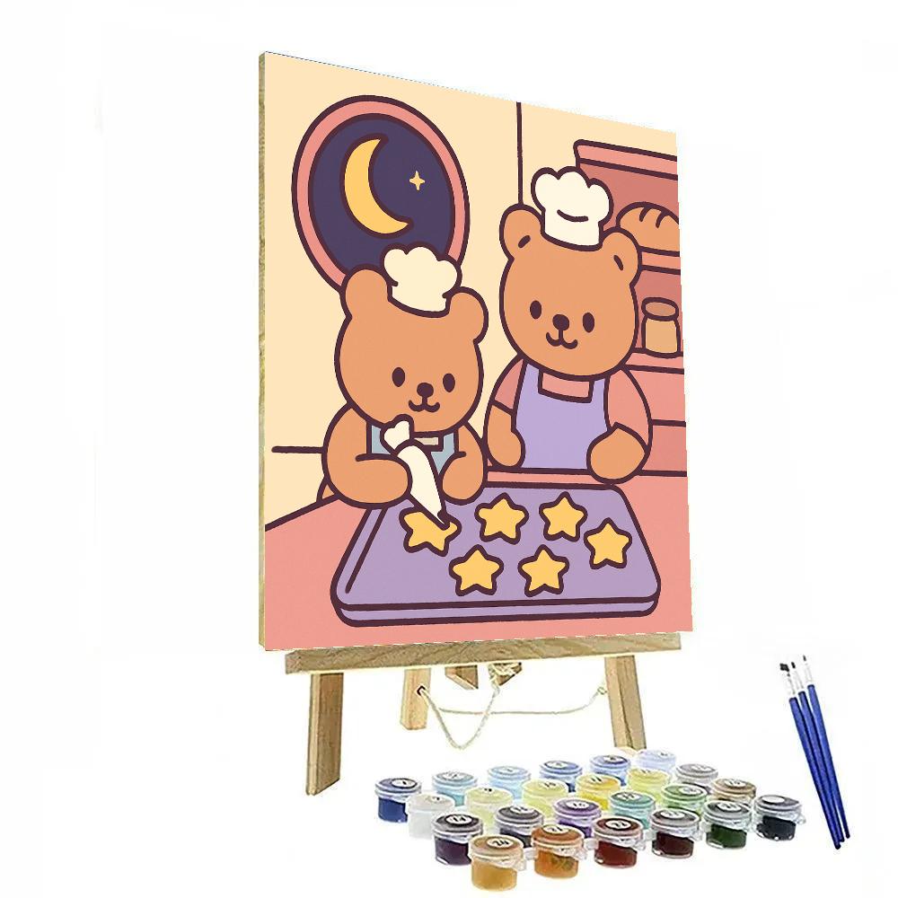 Moonlight Bakery Bears paint by color