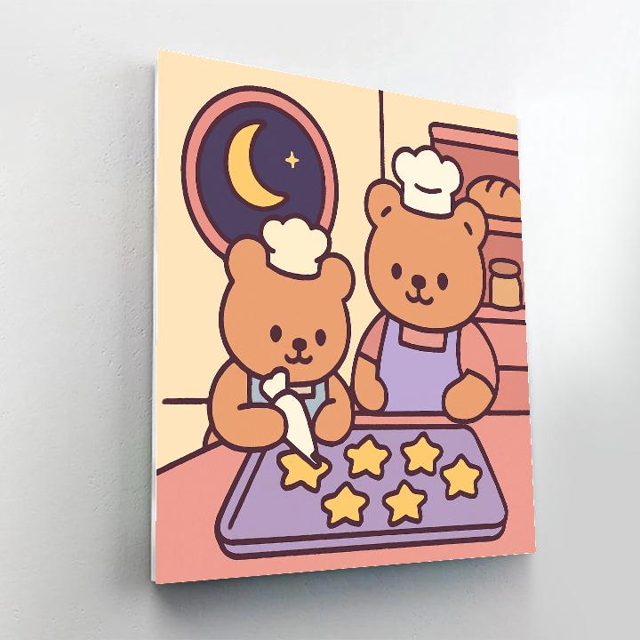 Moonlight Bakery Bears paint by color