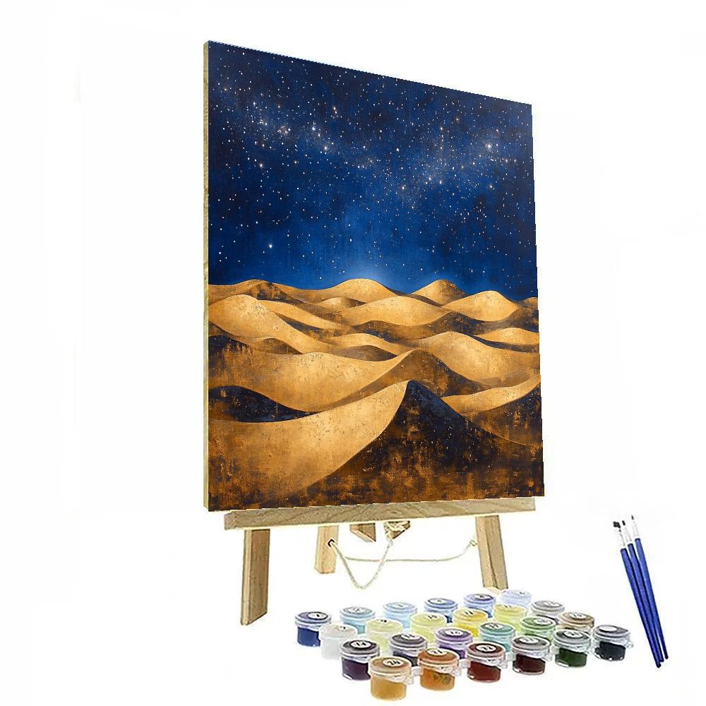 Edgar Degas Inspired Desert Constellations paint by color