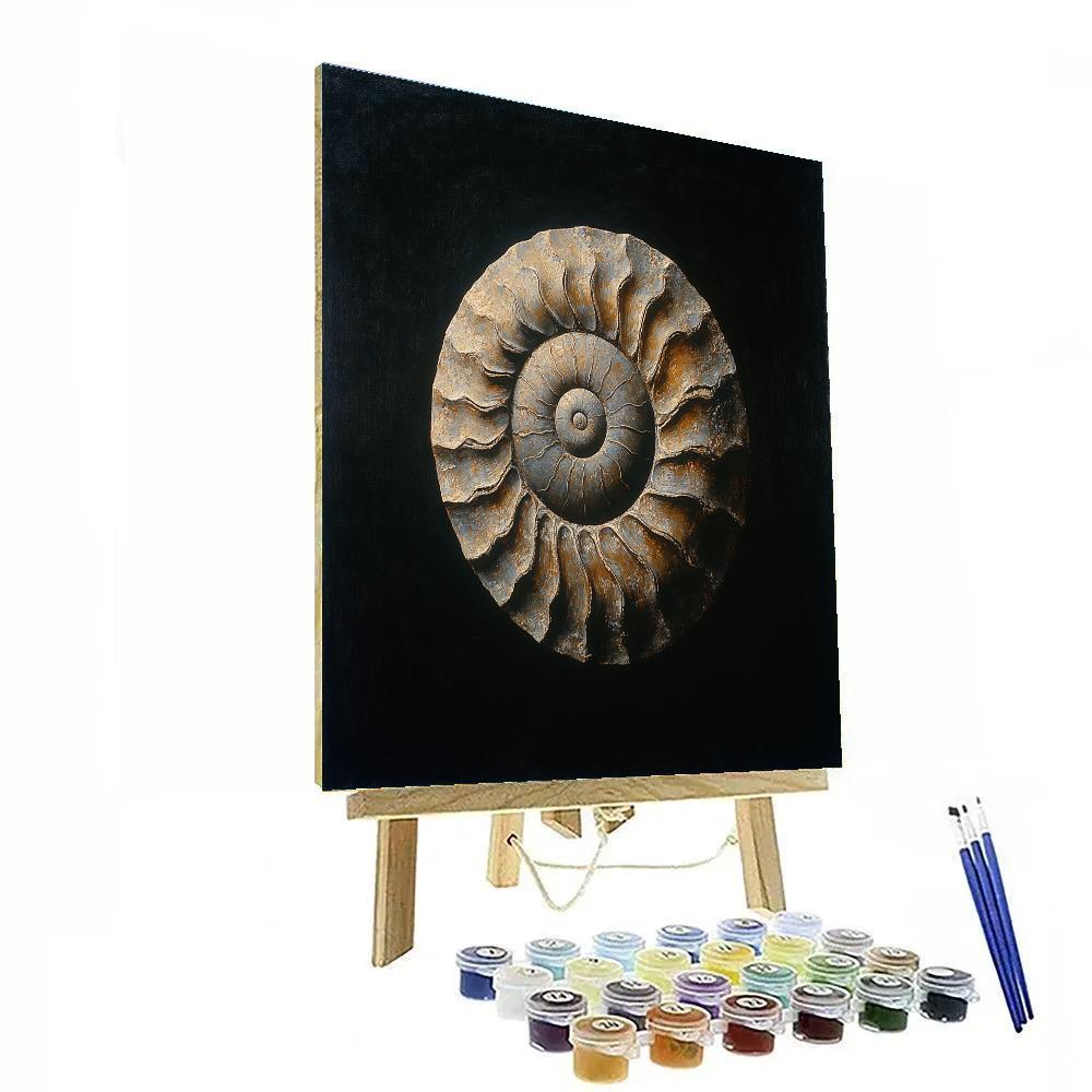 Caravaggio Inspired Ancient Fossil Shadow painting number kit