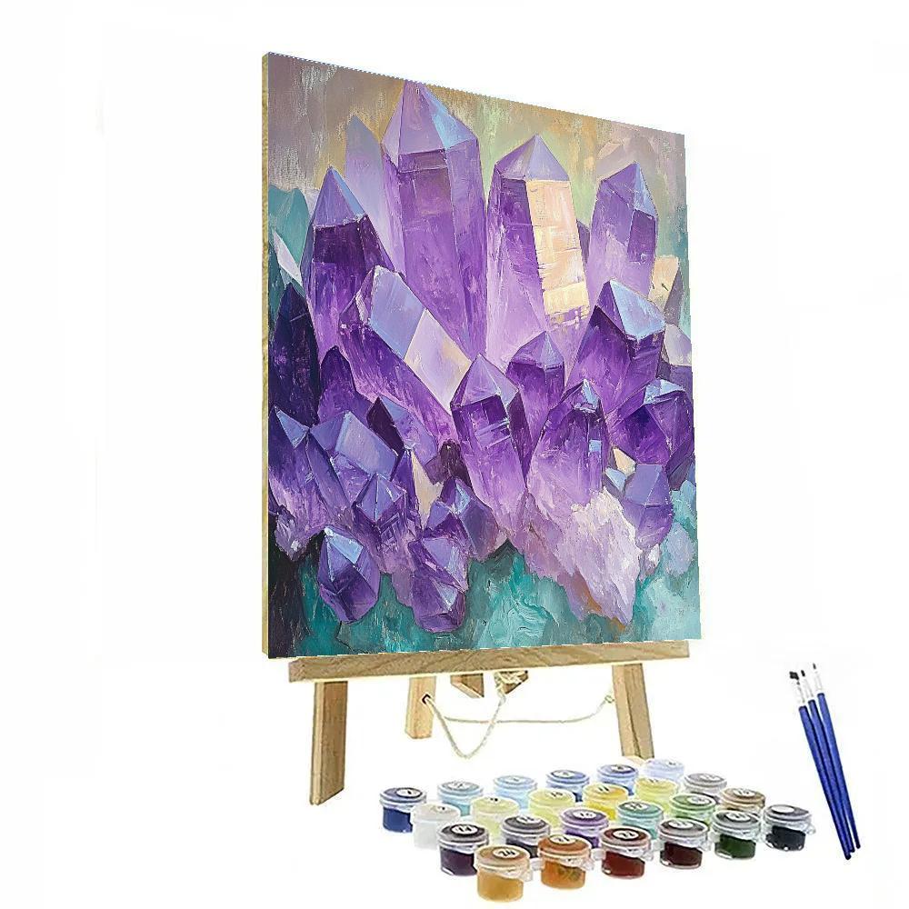 Edgar Degas Inspired Glass Crystal Study paint by number