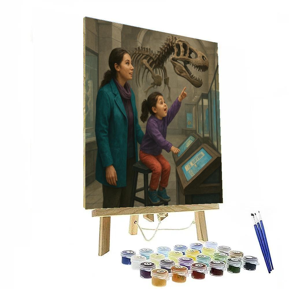 Museum Curiosity Walk Painting by numbers kit