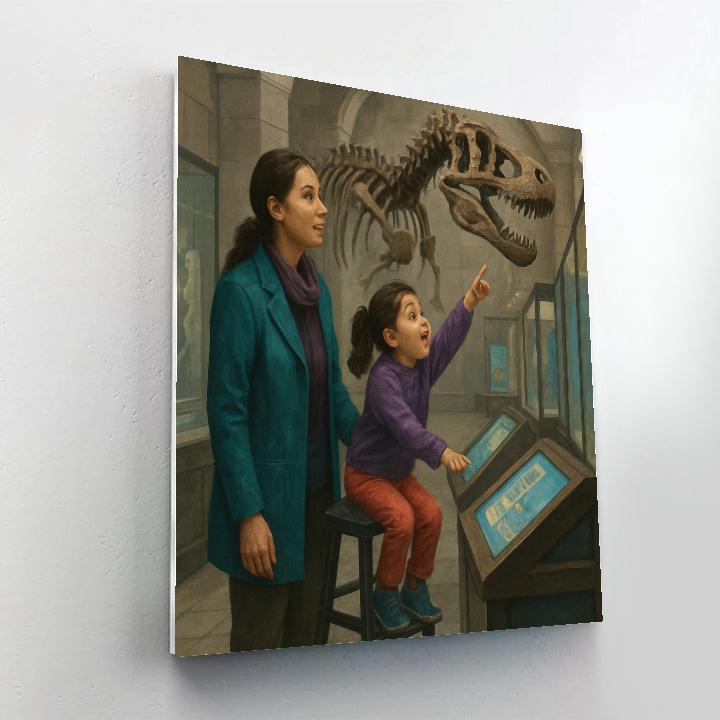 Museum Curiosity Walk Painting by numbers kit