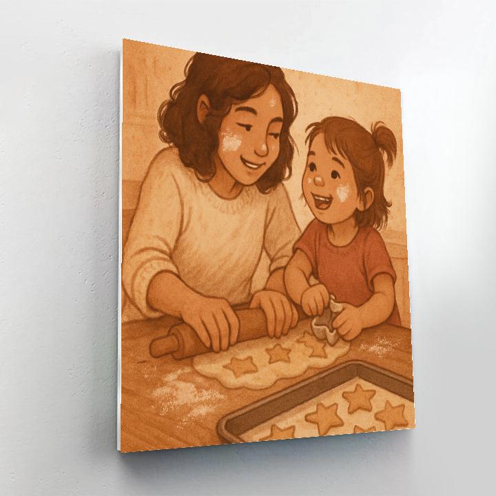 Baking Cinnamon Memories Numbered painting kits