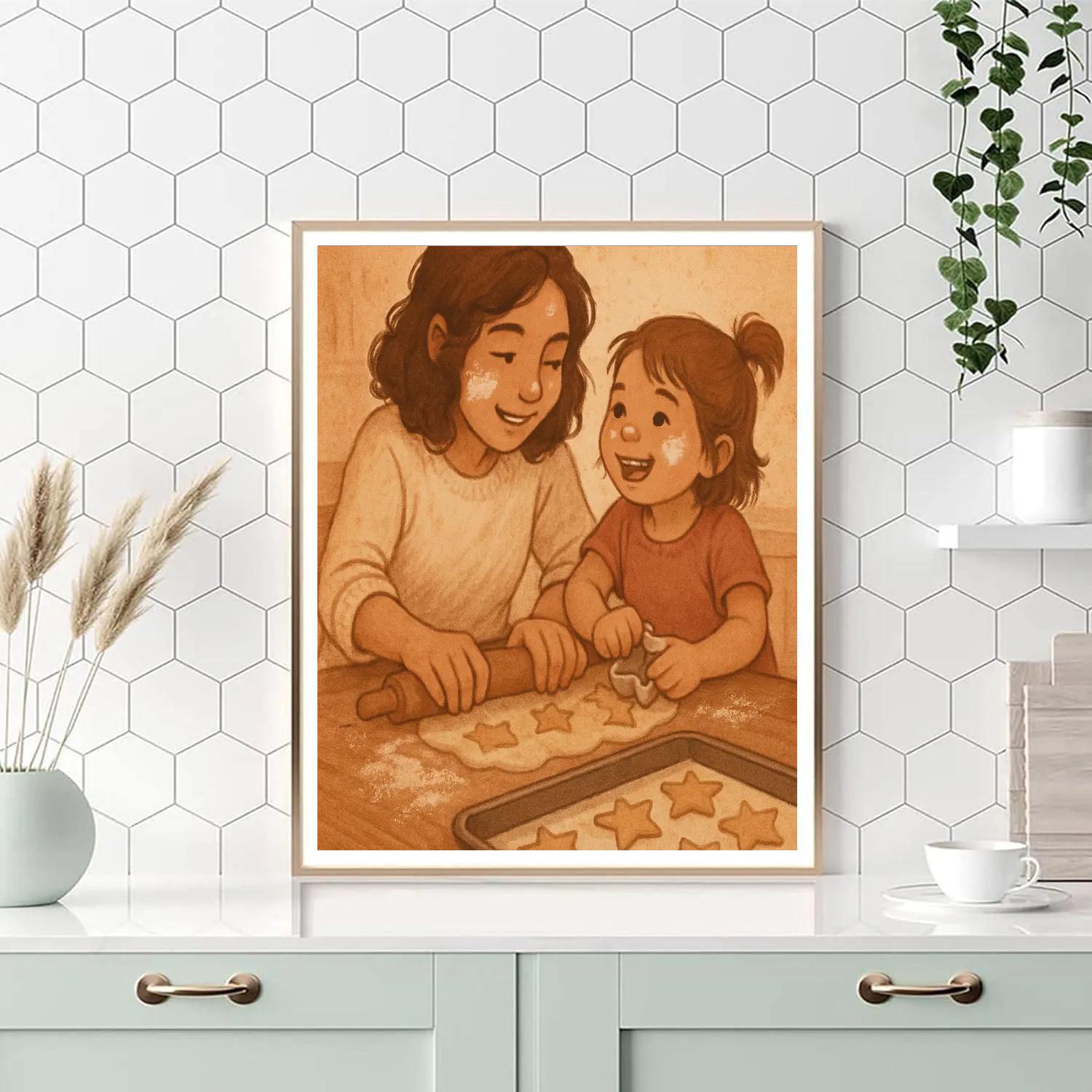 Baking Cinnamon Memories Numbered painting kits