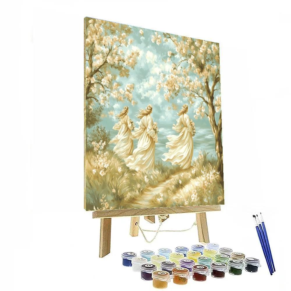 Botticelli Inspired Mythic Spring Paint by numbers kits