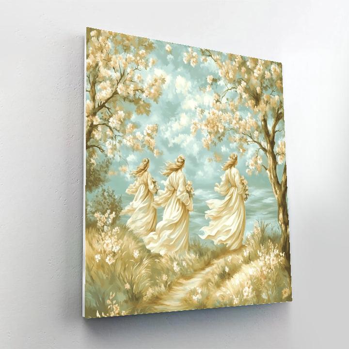 Botticelli Inspired Mythic Spring Paint by numbers kits