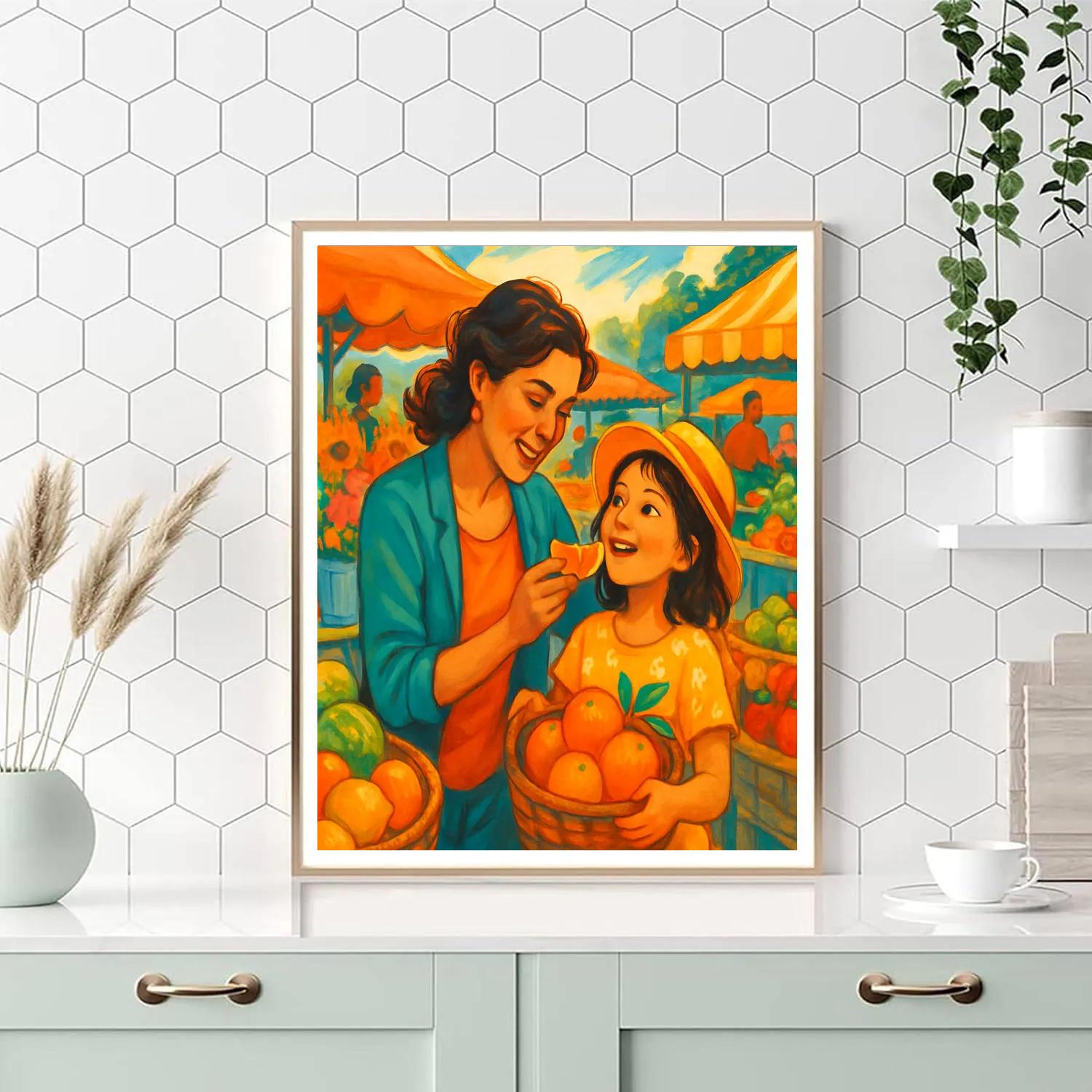 City Market Hand In Hand Numbered painting kits