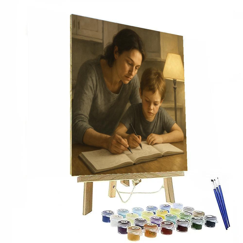 Homework Help Night Paint by numbers art