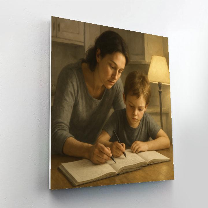 Homework Help Night Paint by numbers art