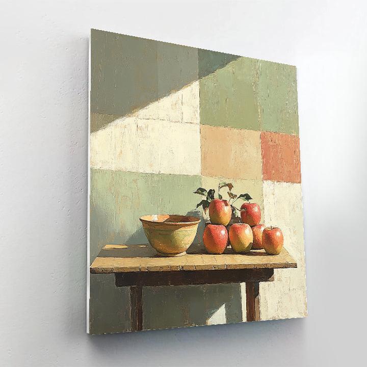 Cezanne Inspired Still Life With Fruit DIY paint by numbers