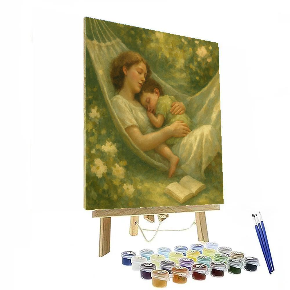 Quiet Garden Afternoon Nap Number painting