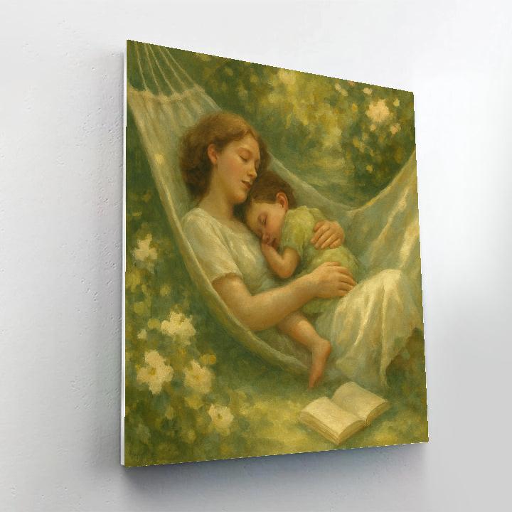 Quiet Garden Afternoon Nap Number painting