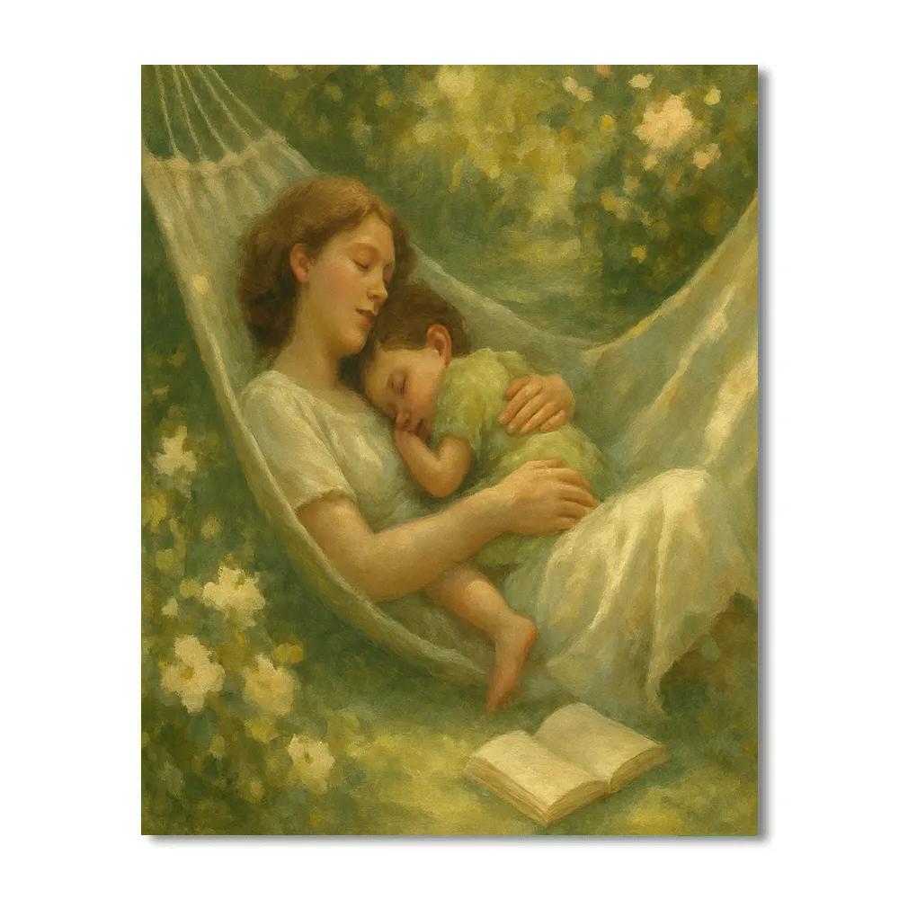 Quiet Garden Afternoon Nap Number painting