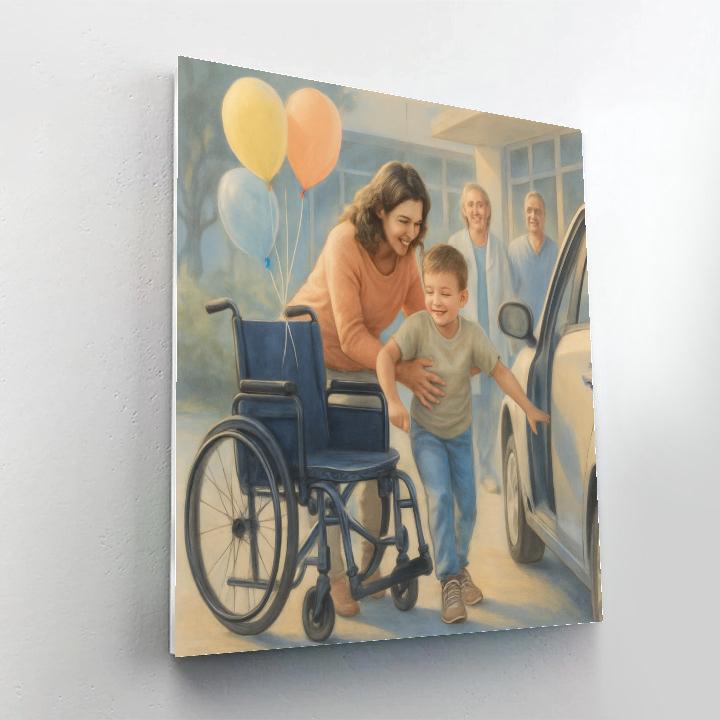 Hospital Discharge Celebration paint by number