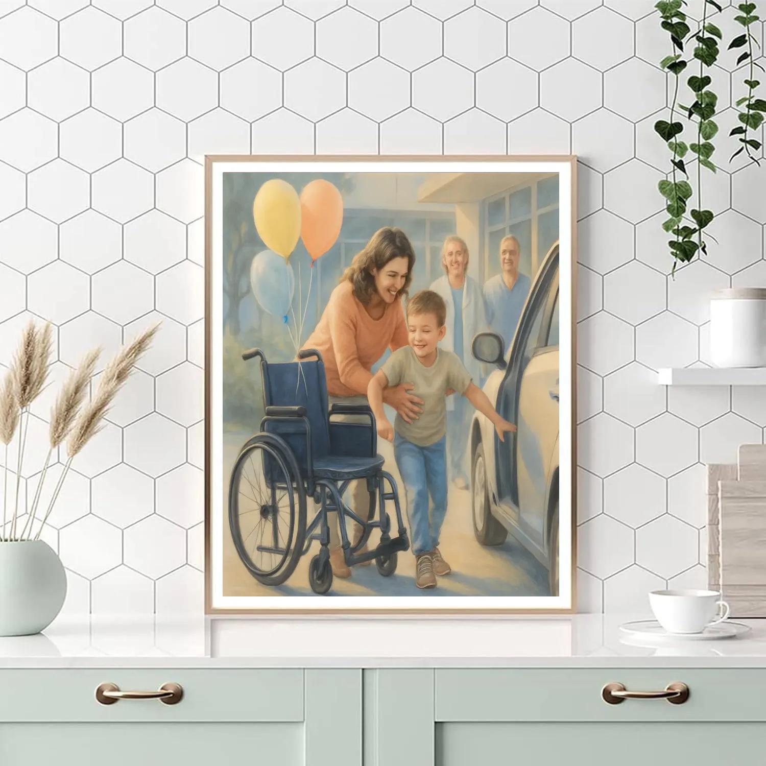Hospital Discharge Celebration paint by number