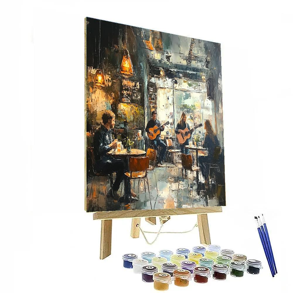 Manet Inspired Cafe Concert Number painting