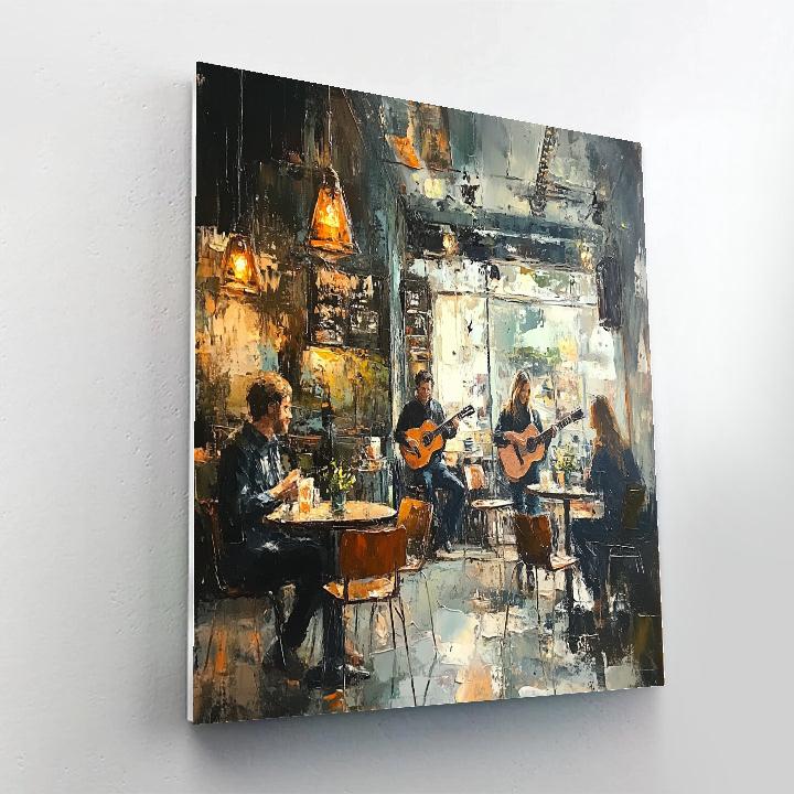 Manet Inspired Cafe Concert Number painting
