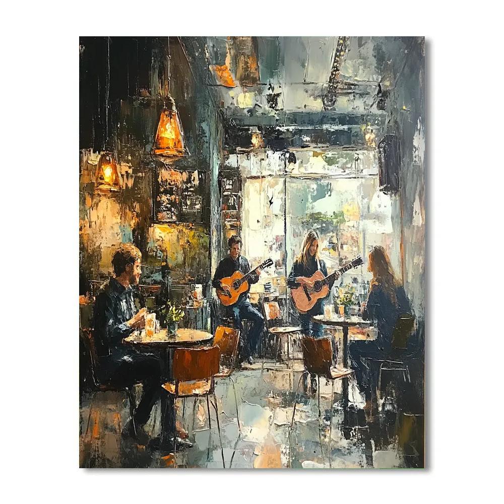 Manet Inspired Cafe Concert Number painting