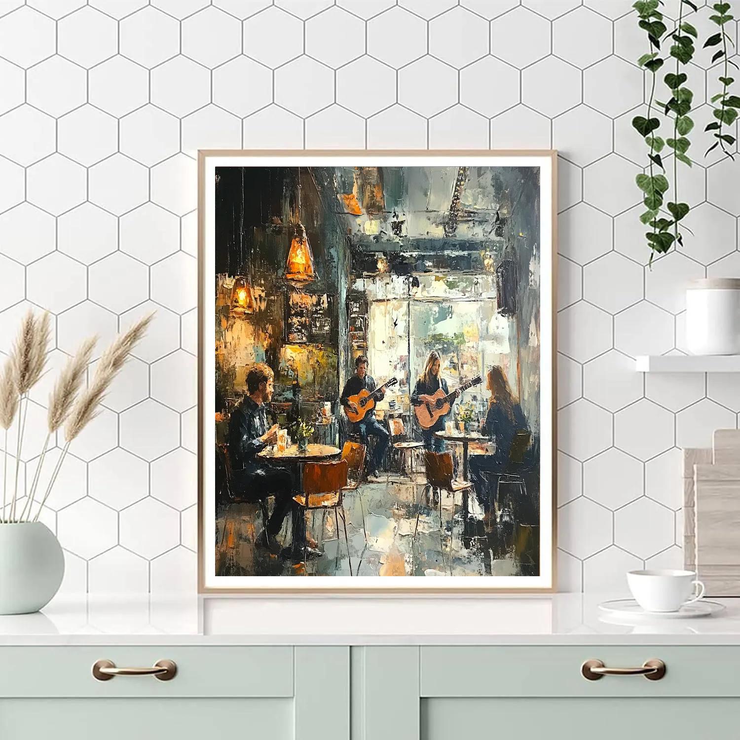 Manet Inspired Cafe Concert Number painting