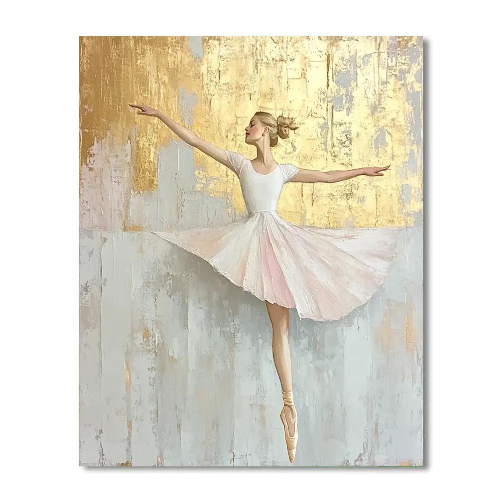 Ingres Inspired Classical Dancer Numbered painting kits