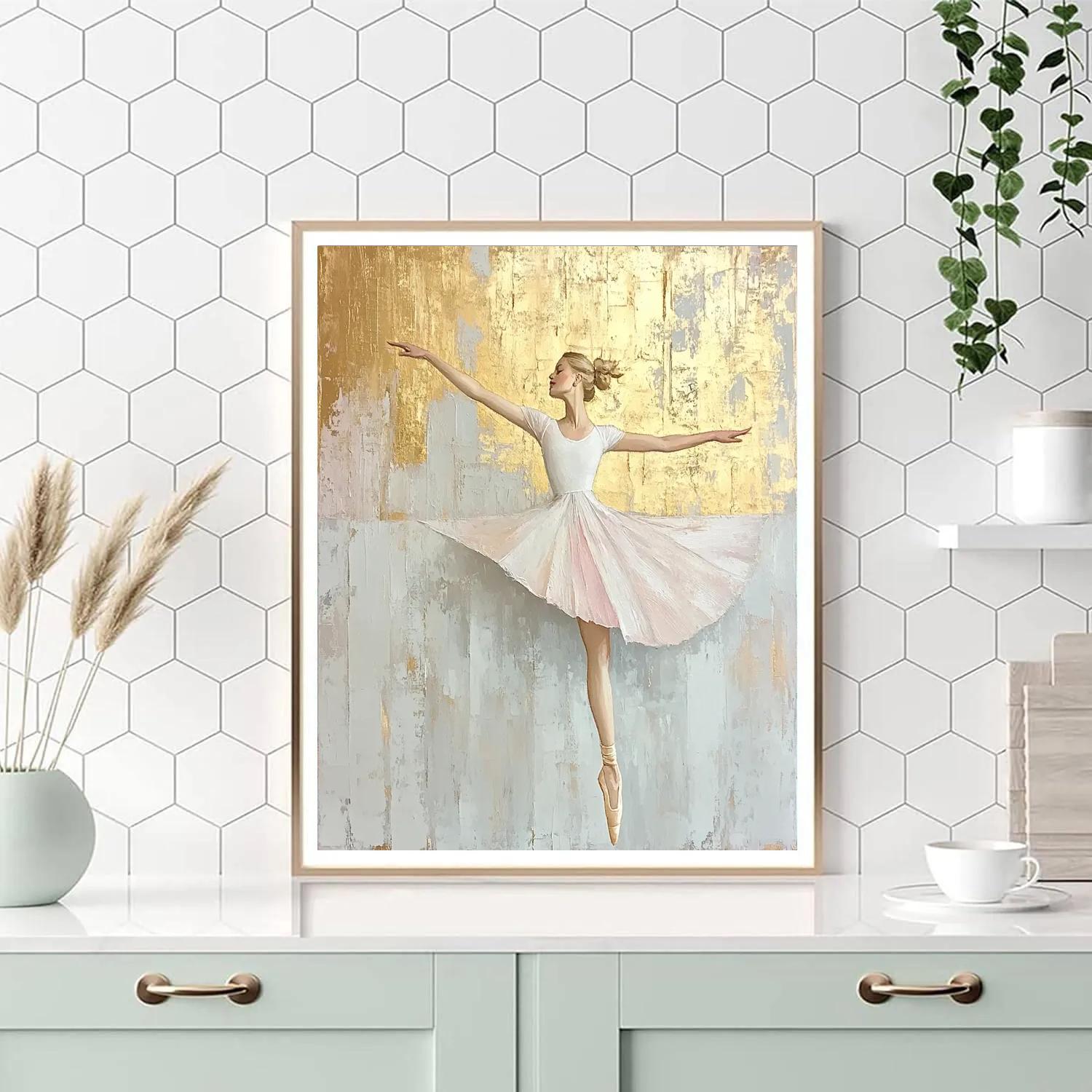 Ingres Inspired Classical Dancer Numbered painting kits