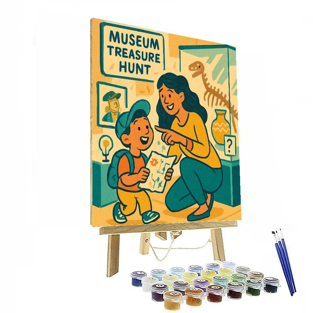 Field Trip Museum Treasure Hunt painting number kit