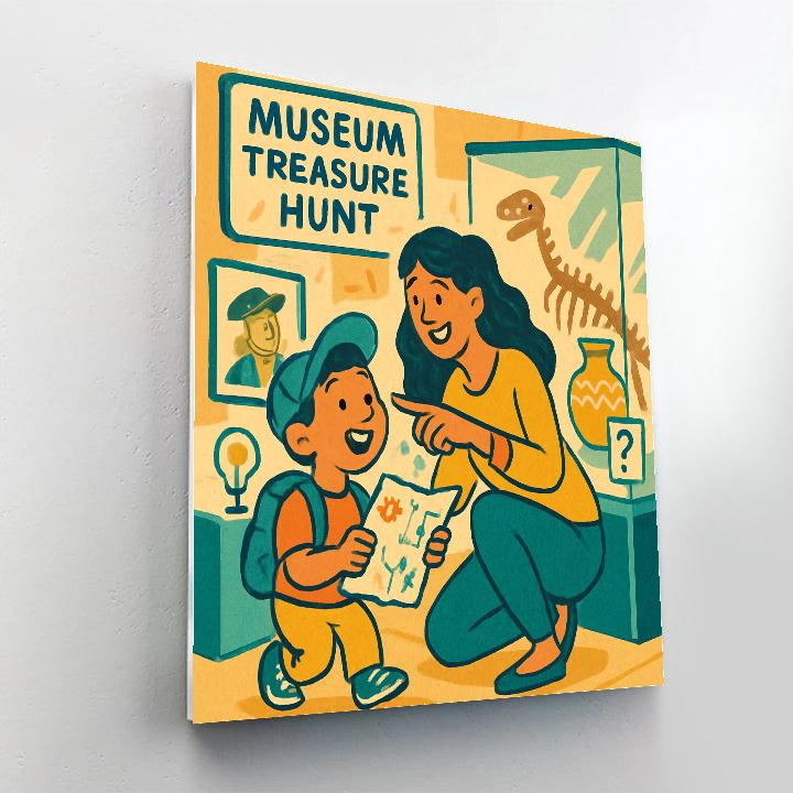 Field Trip Museum Treasure Hunt painting number kit