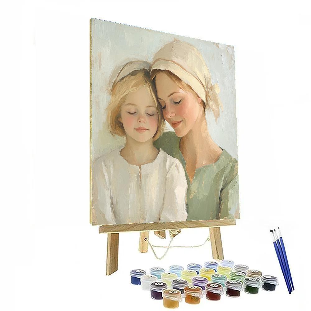 Modersohn Becker Inspired Mother And Child Numbered painting kits