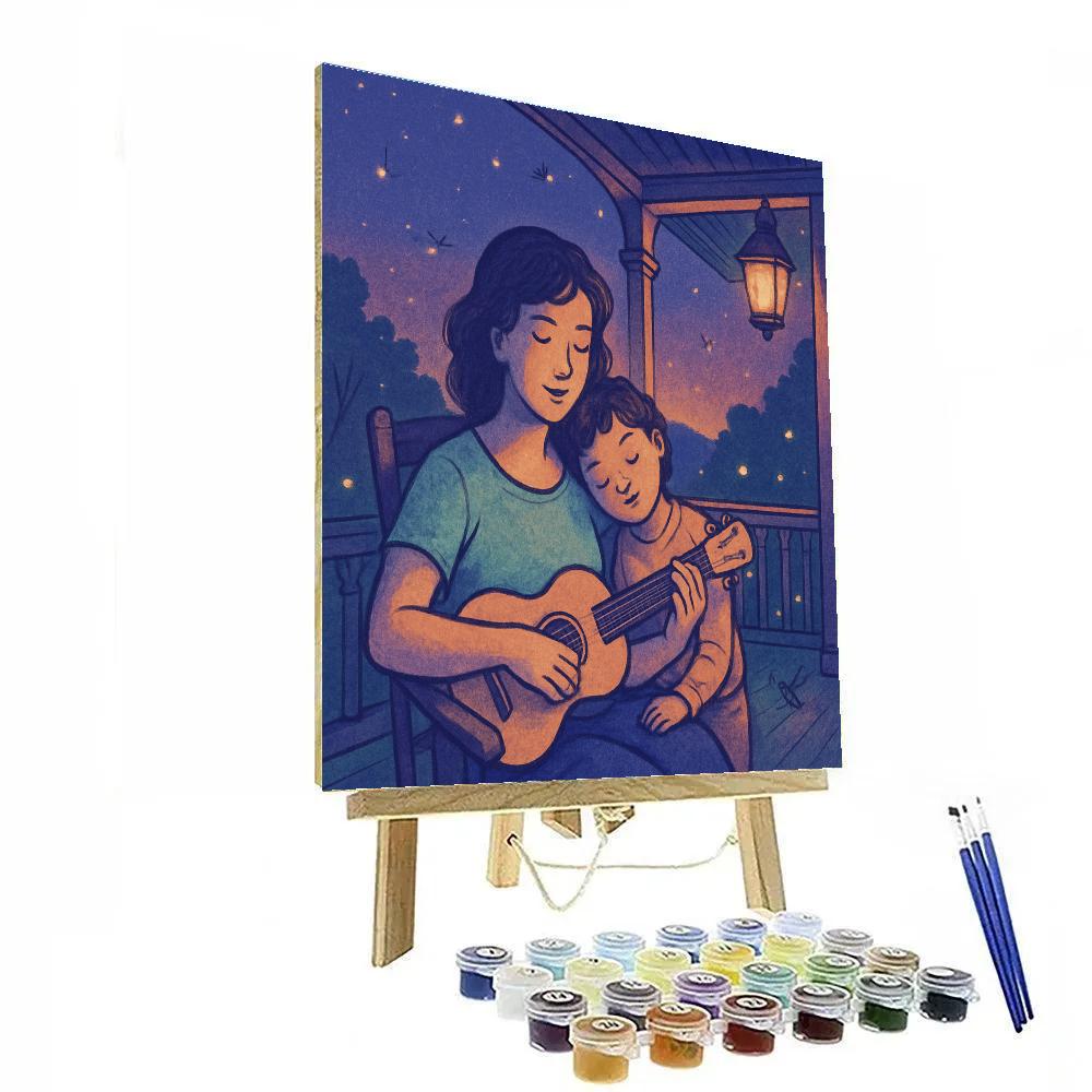 Bedtime Song On The Porch paint by color