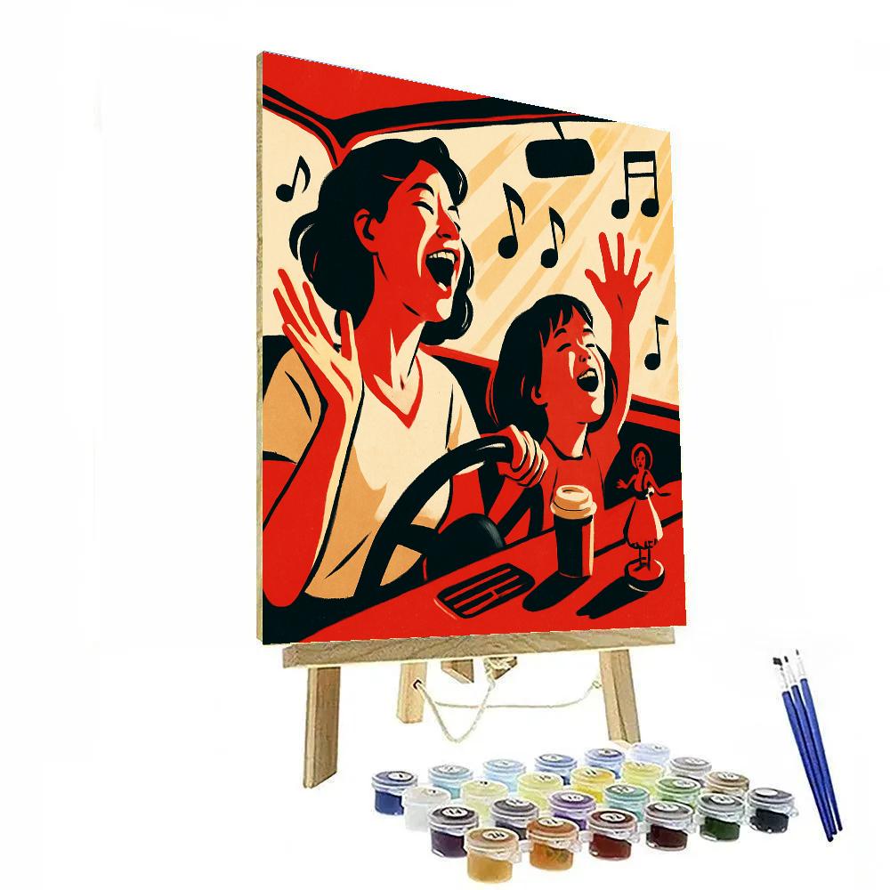 Carpool Karaoke Smile Number painting