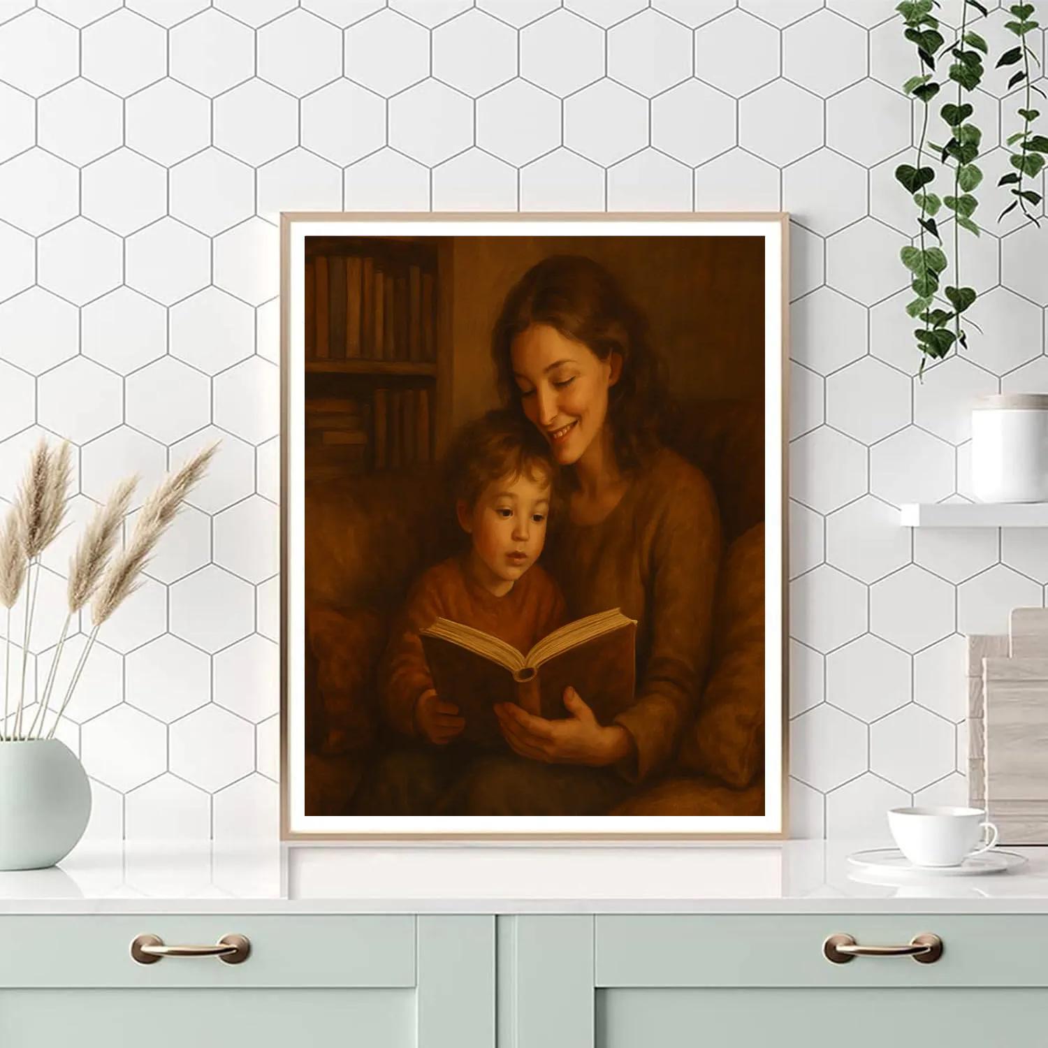 Starlit Storytime Bond paint by numbers