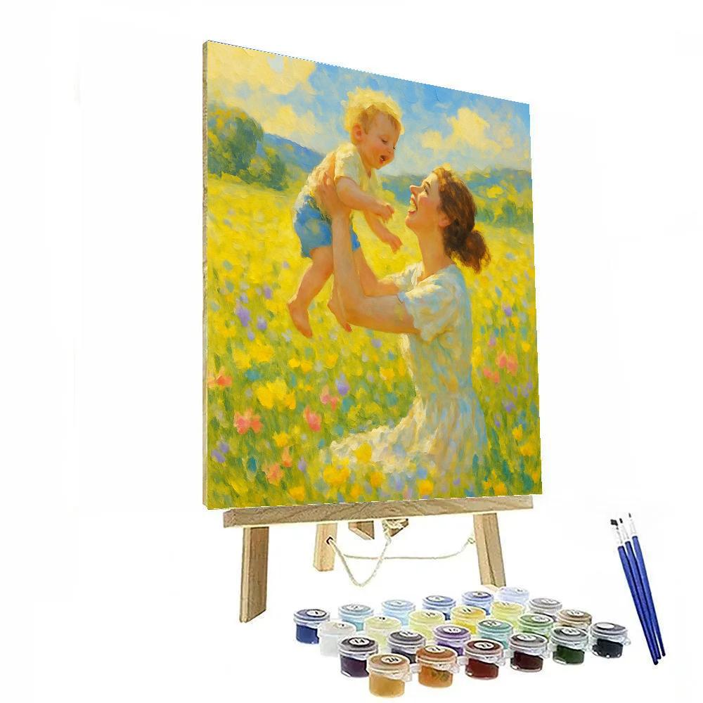 Sunlit Meadow Playtime DIY paint by numbers